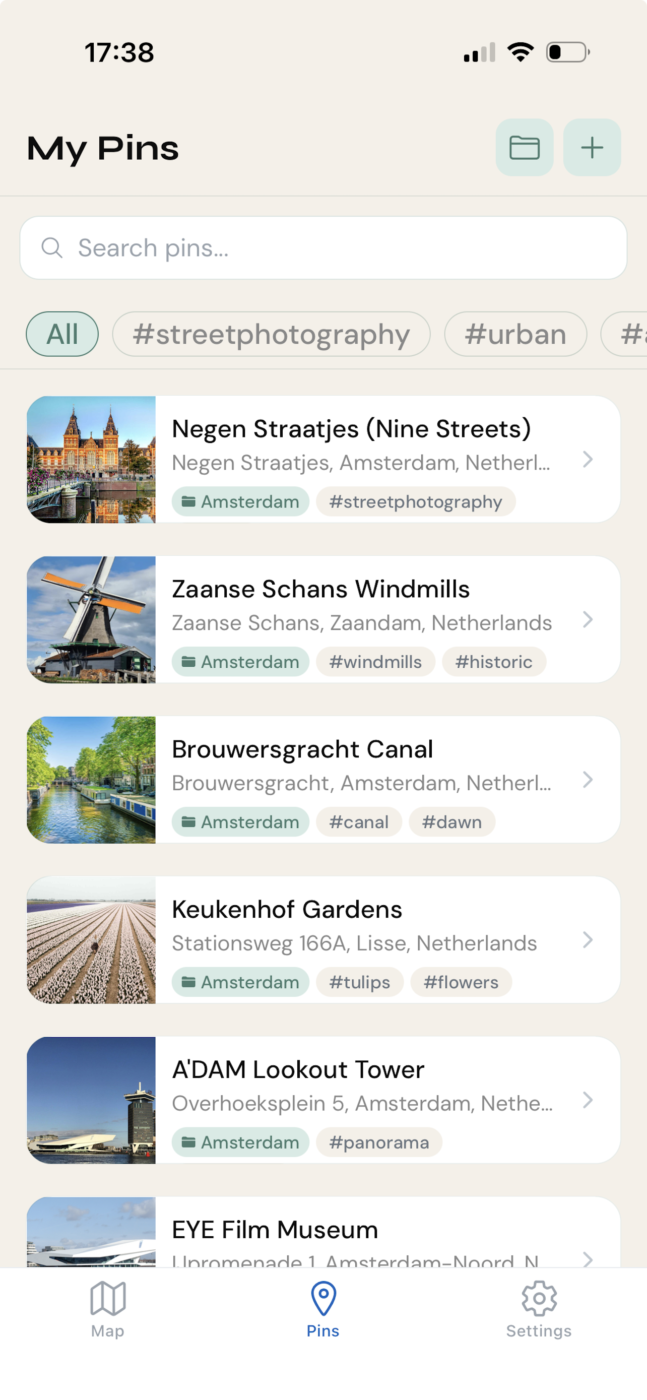 List view