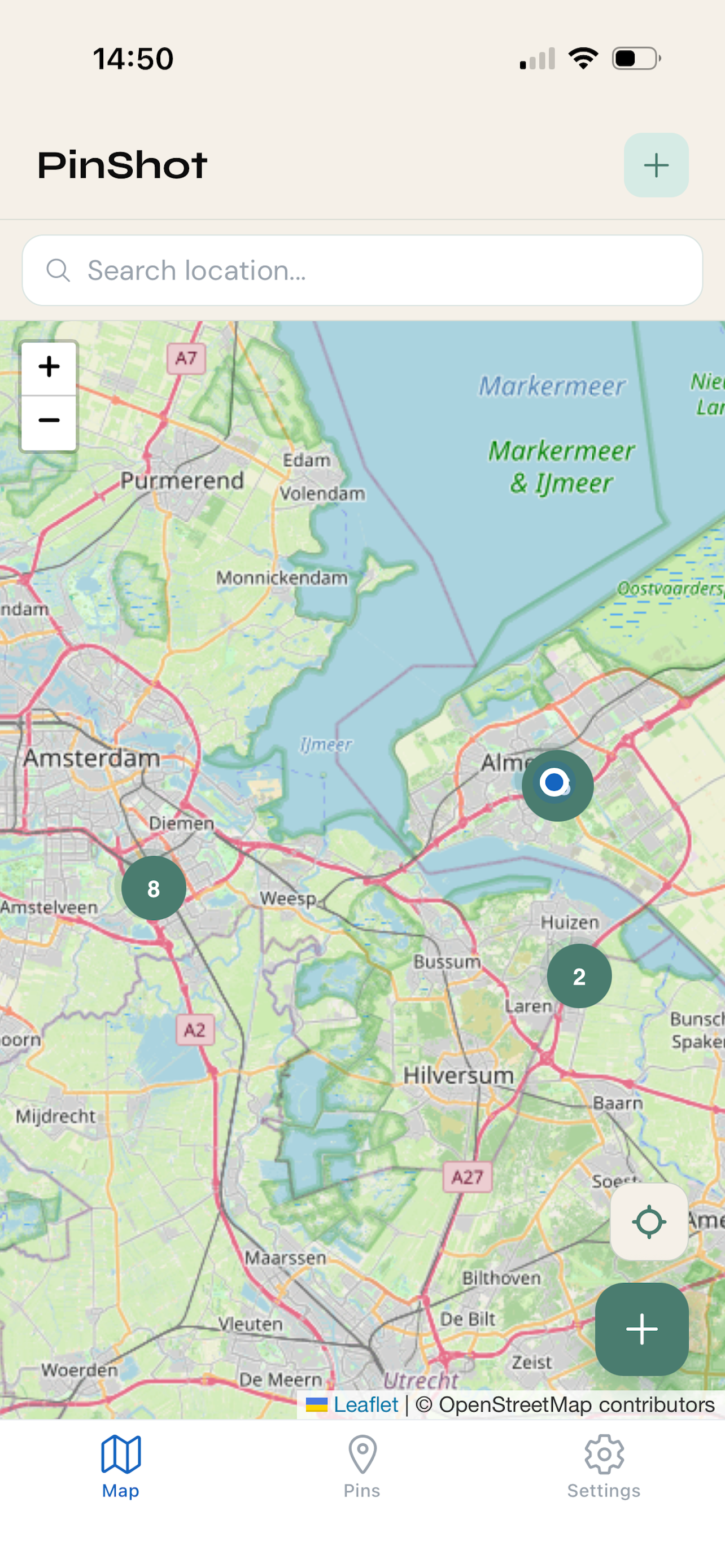 Map view